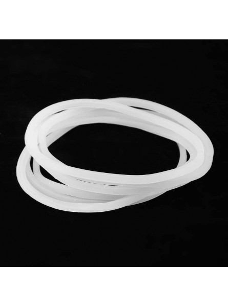 Blender for Juicer Gasket White Rubber Gear Seal Rubber Band Blender Seal Gasket Replacement Accessories Parts 250W 8Pcs - XWYPR4YH