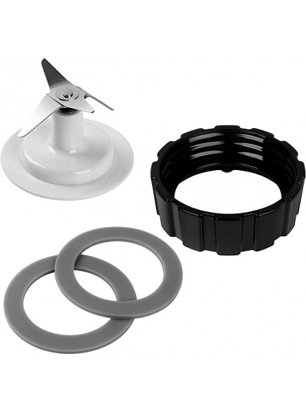 Replacement Parts For Hamilton Beach Blender Blades with Blade Gasket Blender Base Bottom Cap and 2 Rubber O Ring Sealing Ring Gasket - HMCJNIA6
