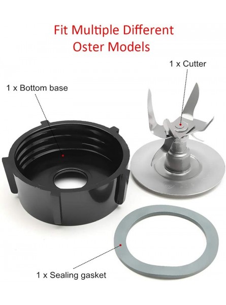 Replacement Parts for Oster Osterizer Blender Cutter Blade Base Bottom Cap Gasket Blender Sealing Gasket - CBNM0MM8