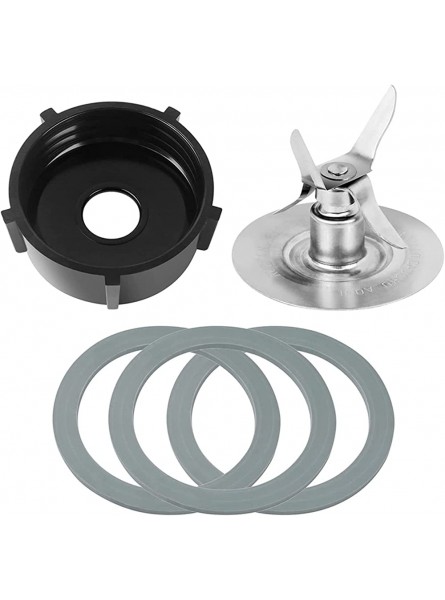 WEEDKEYCAT Replacement Parts Fit For Blender Blades Assembly With 4961 Blender 4-Point Fusion Blade & Jar Bottom Cap - HWXJPF10