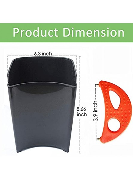 Crescent Tool and Pulp Collector Compatible with Jack Lalanne Power Juicer CL003AP Replacement Parts Maintain - GVBG5GKB