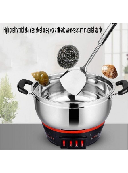Electricity Heat Pan Multi-Function Electric Cooker One Electric Wok Stainless Steel Electric Pot Electric Wok Household Rice Cooker Wok Can Be Used In Kitchen Restaurants Gourmet Cooking - UHHEJYXT