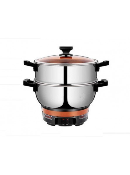 Electricity Heat Pot Multi-Function Electric Cooker Home One Wok Rice Cooker Electric Wok Cooking Pot Can Be Used In Kitchen Restaurants Gourmet Cooking - ESKQFIB1