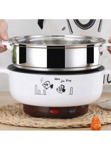 NYZABDL Electric cooker-Multifunction Electric Cooker Skillet Wok Electric Hot Pot For Cook Rice Fried Noodles Stew Soup Steamed Fish Boiled Small Non-stick - GZMPNT1J