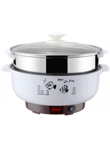 NYZABDL Electric cooker-Multifunction Electric Cooker Skillet Wok Electric Hot Pot For Cook Rice Fried Noodles Stew Soup Steamed Fish Boiled Small Non-stick - GZMPNT1J