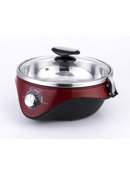 NYZABDL Split Stainless Steel Electric Cooker，Non Stick Pan Easy to Clean Home Use Versatile Durable Electric Hot Pot Cooking Tool - AWXQB0PE