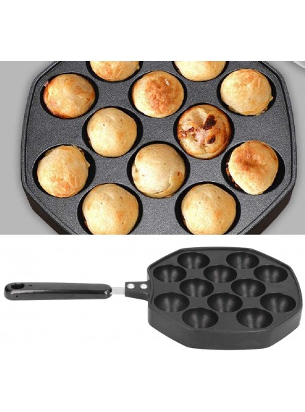 SOONHUA 12 Cavities Aluminum Takoyaki Pan Maker Octopus Balls Egg Puffs Baking Pan Home Cooking Tools - QAAZGGQ4