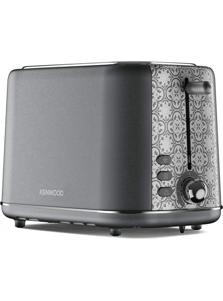 Kenwood TCP05.A0GY Abbey Grey design 2 slot toaster 7 browning levels & defrost function removable crump tray Slate Toaster - QFGSMNAF