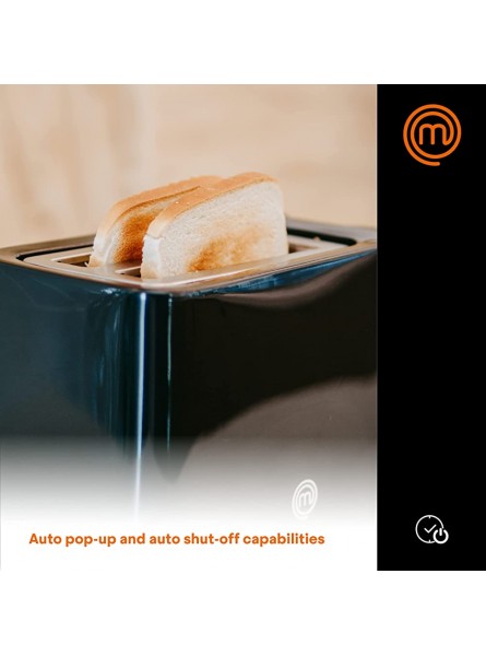 MasterChef Toaster 7-way Heat Setting Auto Pop-Up & Shut-Off Function 700W Power Input - MLTD4TH5