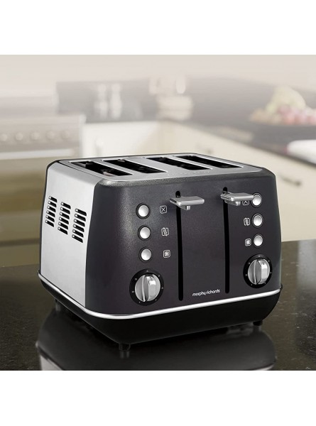 Morphy Richards Evoke Special Edition Black 4 Slice Toaster 240110 - PDSBBA2A