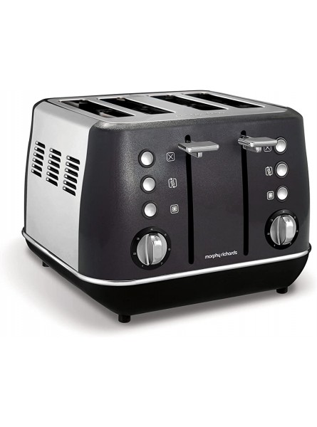 Morphy Richards Evoke Special Edition Black 4 Slice Toaster 240110 - PDSBBA2A