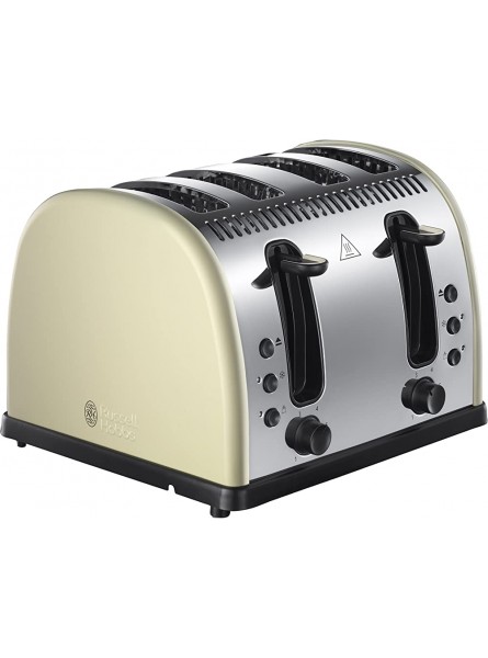 Russell Hobbs 21302 Legacy 4-Slice Toaster Stainless Steel 2400 W Cream - RTHBTKGT