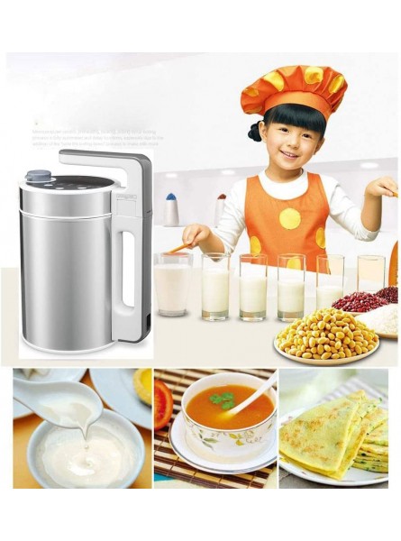 DAETNG 1.5 Liter Automatic Hot Soy Milk Almond Rice Quinoa Milk Soup Healthy Porridge Cold Juice Maker 2 Layer Stainless Steel with Insulation function and Filter Strainer - DRYF8RYN