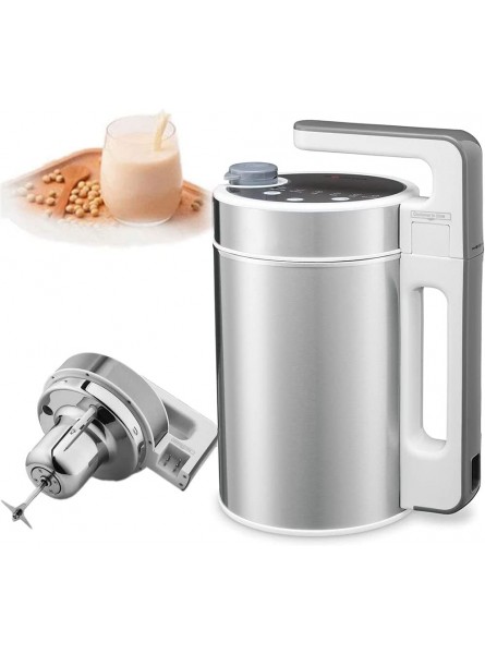 DAETNG 1.5 Liter Automatic Hot Soy Milk Almond Rice Quinoa Milk Soup Healthy Porridge Cold Juice Maker 2 Layer Stainless Steel with Insulation function and Filter Strainer - DRYF8RYN