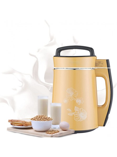 JingJian Soup Maker,Fully Automatic Soy Milk Machine with 7 modes,Almond Nuts Milk Shakes Machine 304 Stainless Steel Liner and Stainless Steel Blades - XGUXJYYY