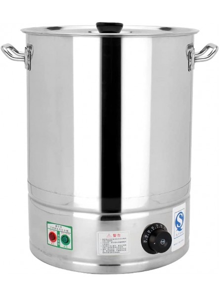 MNSSRN Stainless Steel Electric Boiling Water Bucket Large-Capacity Restaurant Automatic Heat Preservation Soup Bucket Heater Commercial Office Coffee Buffalo Milk Tea Dessert Wine Soup,18L - ZMEE52ID