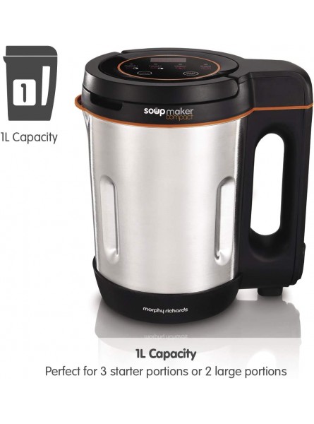 Morphy Richards Compact Soup Maker 501021 Stainless Steel 1 Litre 900 W - GYVPXQP7