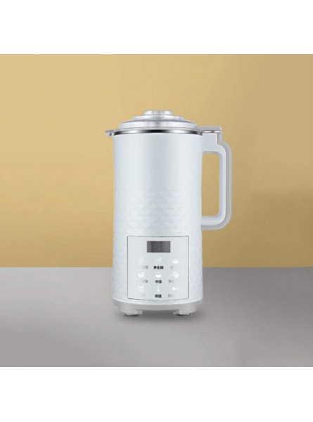 N A Automatic Electric Soymilk Machine Household Multifunction Mini Juicer Soya-Bean Milk Stir Rice Paste Filter-free Maker Color : White - VFBGUB5O