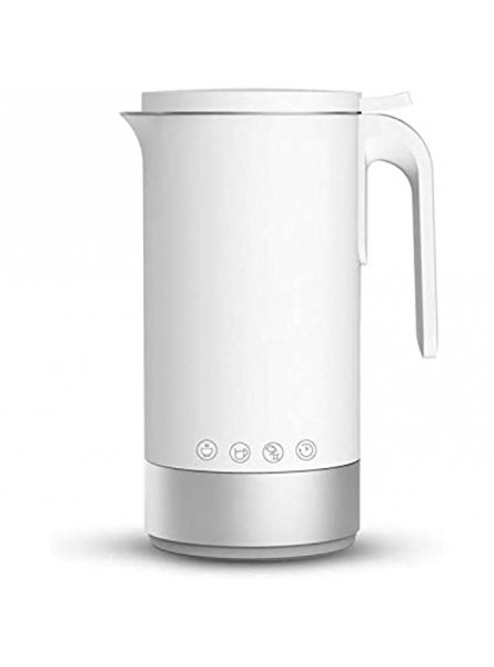 N A Soymilk Machine Boiled Water Automatic Heatable Soya-Bean Milk Electric Juicer Rice Paste Maker Filter-free Color : White - ZLJIBGGI