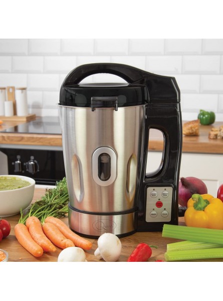 Quest Electric Soup & Smoothie Maker Machine 800W 1.6L Stainless Steel Soup Kettle with Built In Blender - XZAYSYAA