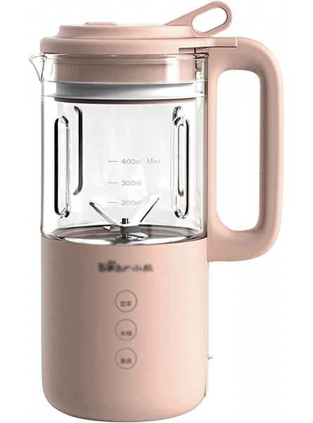 Soy Milk Maker Wall-breaking Machine Household Small Cooking Machine Mute Multi-function Automatic Soymilk Machine Color : Pink Size : 15.6x10.3x25.6cm - UMNIXO99