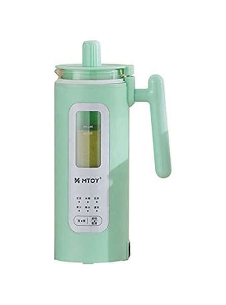 Soymilk Machine Soy Milk Maker Automatic Portable Electric Heating SOYA-Bean Milk Stir Rice Paste Maker Filter-Free 350ml Color : Green zhengqiang Color : Green - OGES5DPS