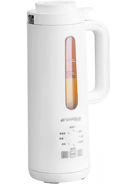 XiangWen Soy Milk Maker Soymilk Machine Portable Small Automatic Heating And Filtering-free Household Color : White Size : 14.8x30cm - AEFPXI21