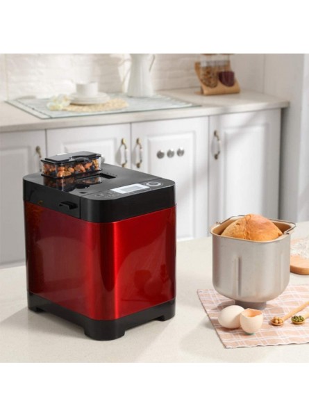 CheungLee Automatic Bread Machine Intelligent Fast Breadmaker Fully Automatic Touch 450W LCD Screen 6 Side Burnt Colors 18 Menus Appointment Time - HRRQM26V
