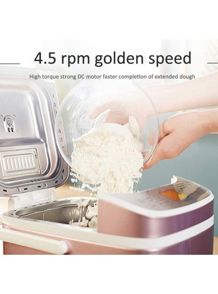 LHQ-HQ Automatic Breadmaker Household 24 Functions Menu 3 Baking Color Bread Machine Automatic Fruit Yeast Spread Double Tube Heat Bread Maker Homemade Bread Roaster - TXAUO3PU