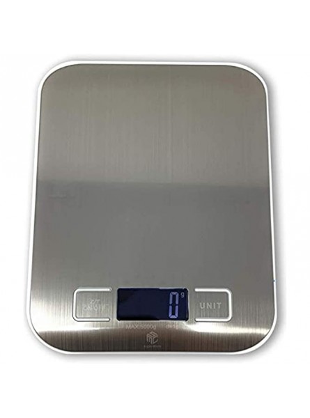 Kitchen Scales 10kg MSC Digital Electronic Coffee Weighing Scale for Cooking Baking High-Precision Food Jewelry Weight Scales LCD Display Multifunctional Tare Feature Stainless Steel 10kg-AAA - VKELX73H